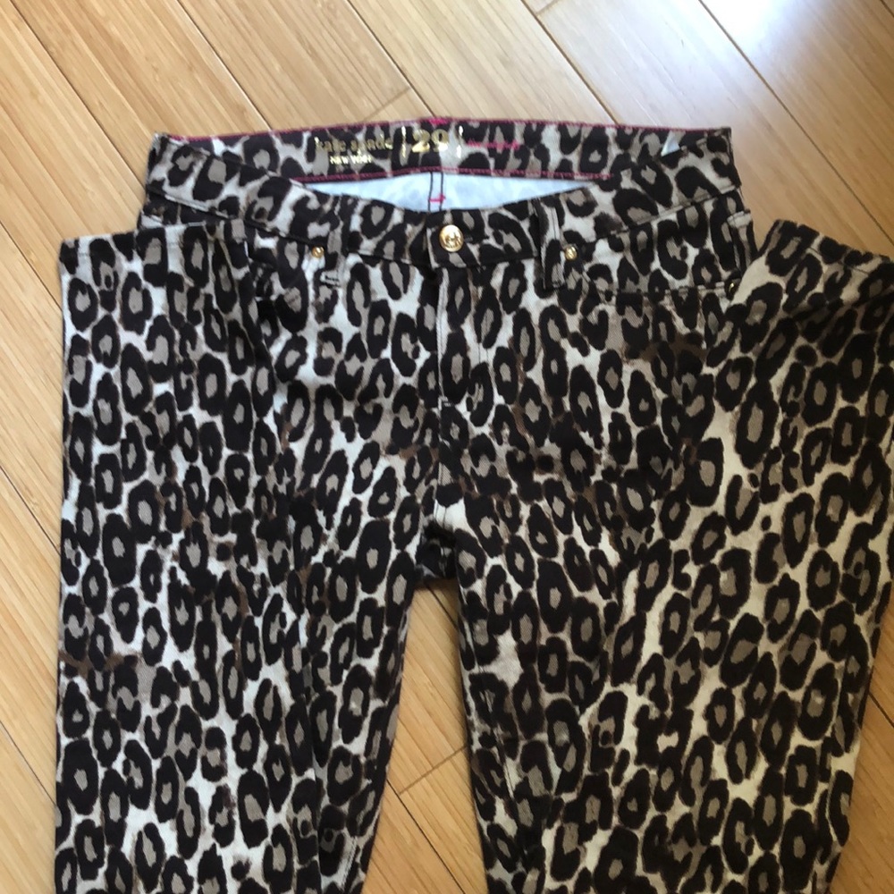 Kate Spade Leopard Jeans